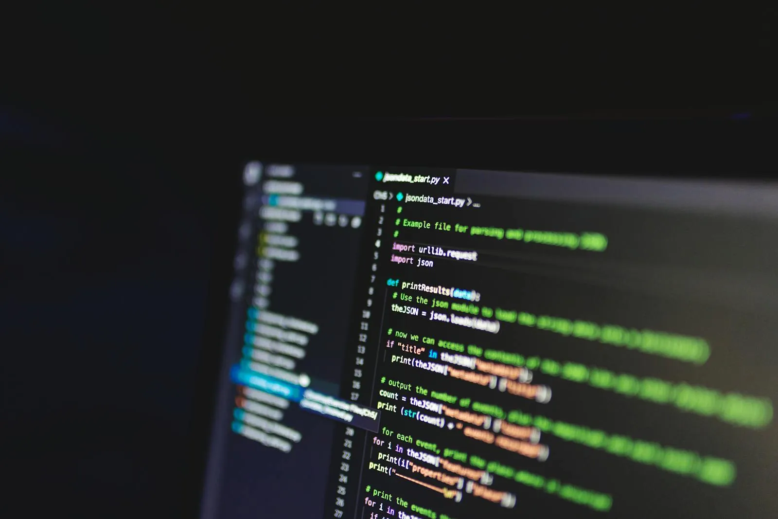 Écran d'analyse de code lors d'un audit technique